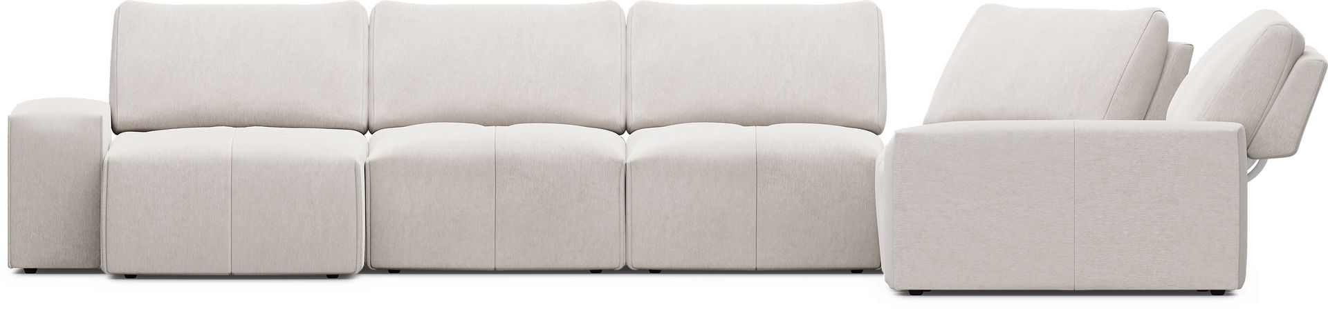 Laney Beige 6 Pc Sectional - Image 3