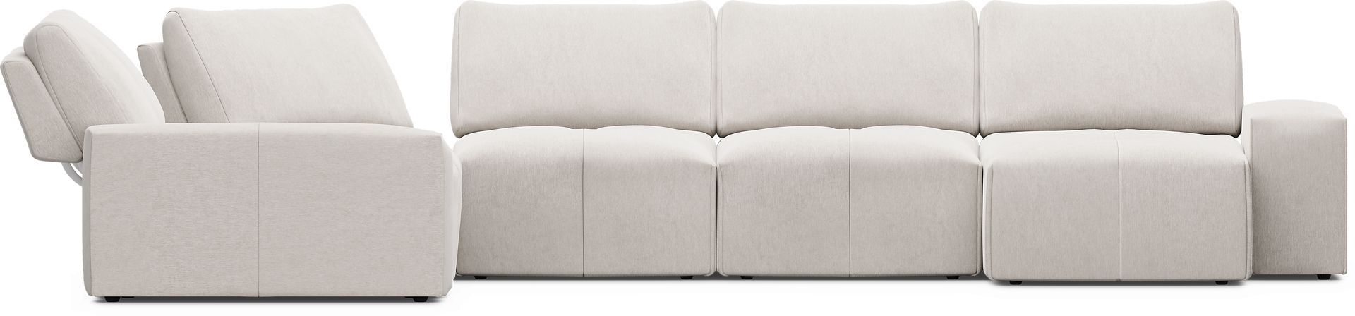 Laney Beige 6 Pc Sectional - Image 3