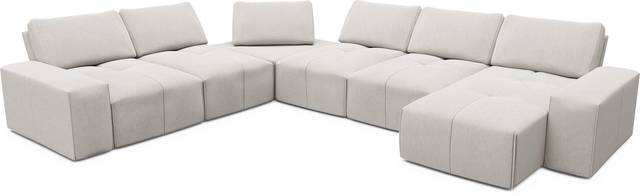 Laney Beige 6 Pc Sectional - Thumbnail - Image 4