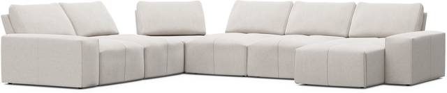 Laney Beige 6 Pc Sectional - Thumbnail - Image 1