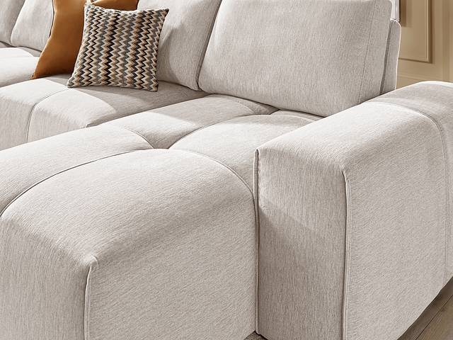 Laney Beige 6 Pc Sectional Living Room - Thumbnail - Image 7