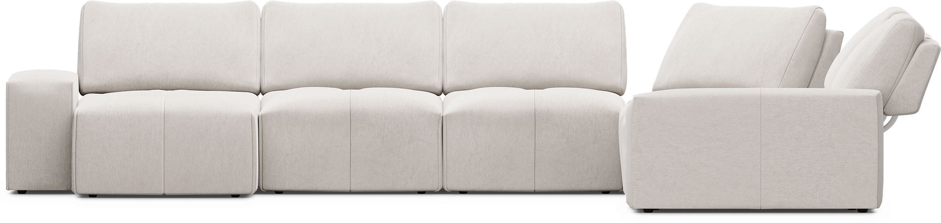 Laney Beige 7 Pc Sectional - Image 3