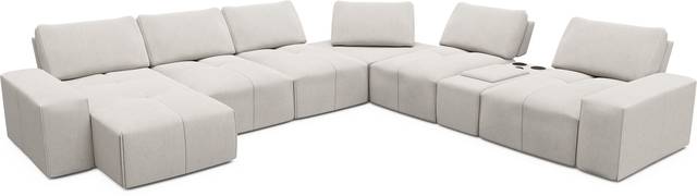 Laney Beige 7 Pc Sectional - Thumbnail - Image 4