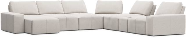 Laney Beige 7 Pc Sectional - Thumbnail - Image 1