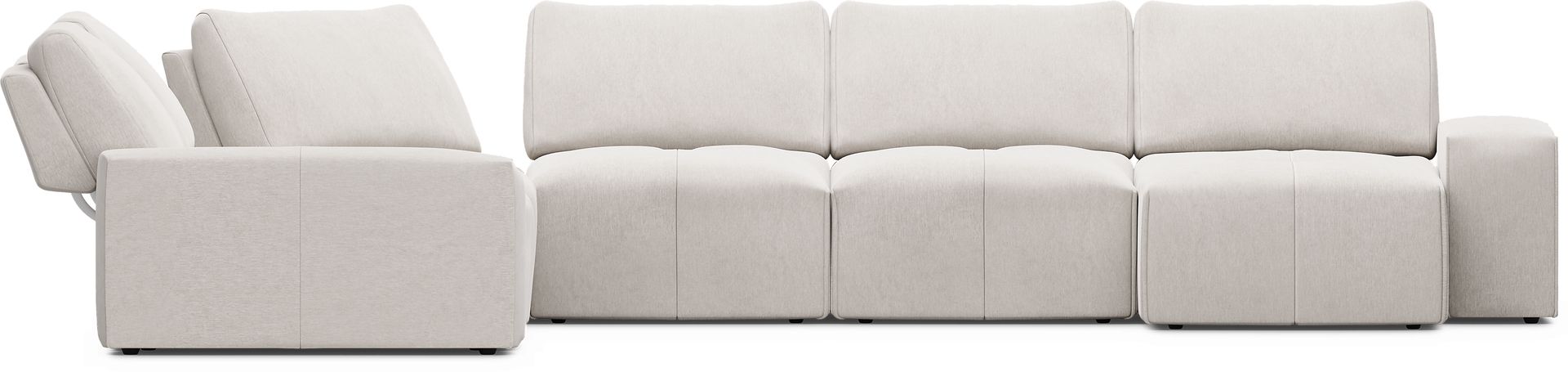 Laney Beige 7 Pc Sectional - Image 3