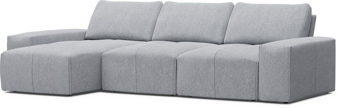 3 pc left chaise sectional