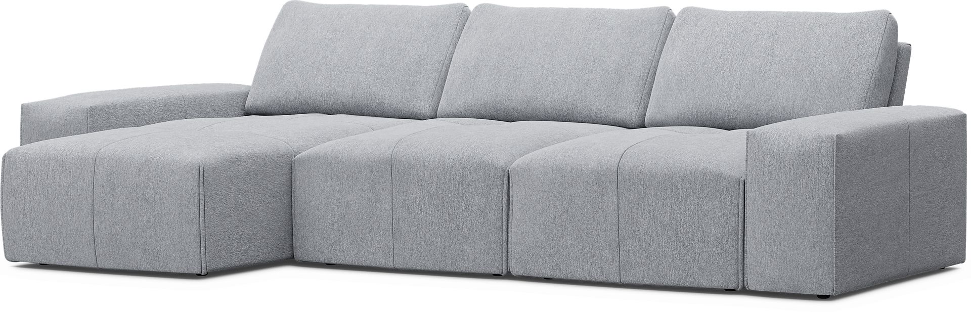 Laney Gray 6 Pc Sectional Living Room - Image 2