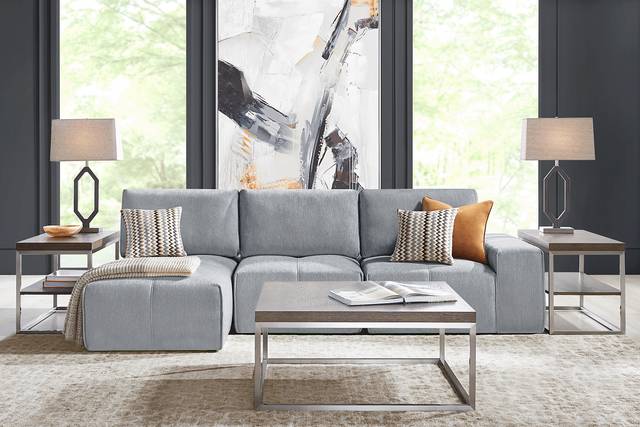 Laney Gray 3 Pc Sectional - Thumbnail - Image 2