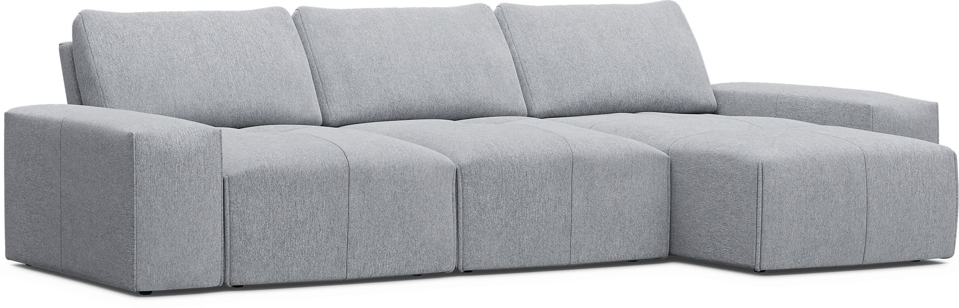 Laney Gray 3 Pc Sectional - Image 1