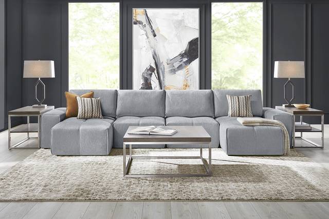 Laney Gray 4 Pc Sectional - Thumbnail - Image 2