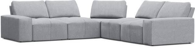Laney Gray 5 Pc Sectional - Thumbnail - Image 1