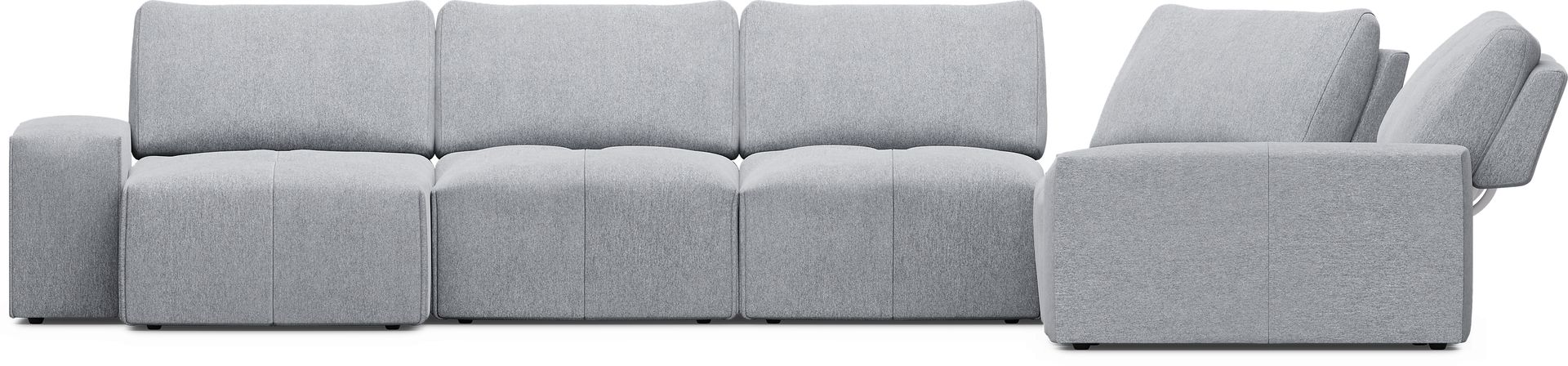 Laney Gray 6 Pc Sectional - Image 3