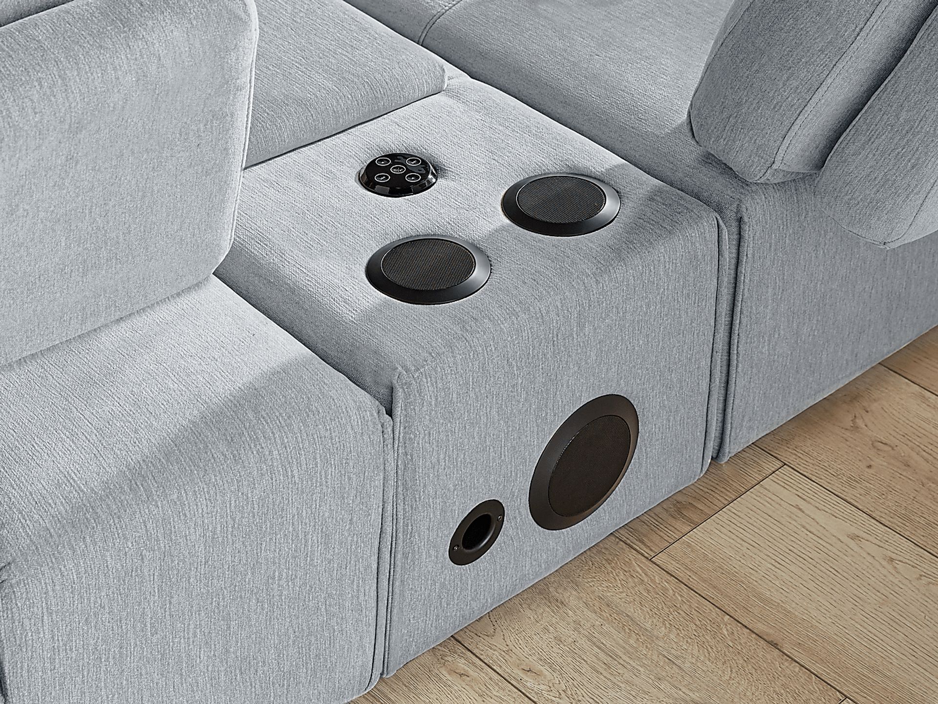Laney Gray 7 Pc Sectional - Image 10