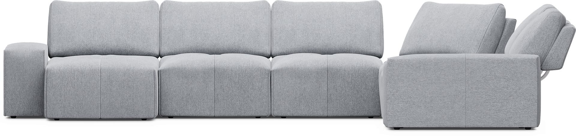 Laney Gray 7 Pc Sectional - Image 3