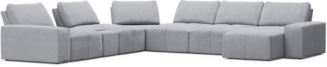 Laney Gray 7 Pc Sectional - Thumbnail - Image 1