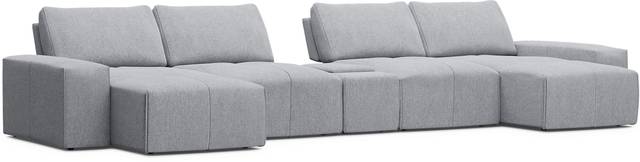 Laney Gray 5 Pc Sectional - Thumbnail - Image 1