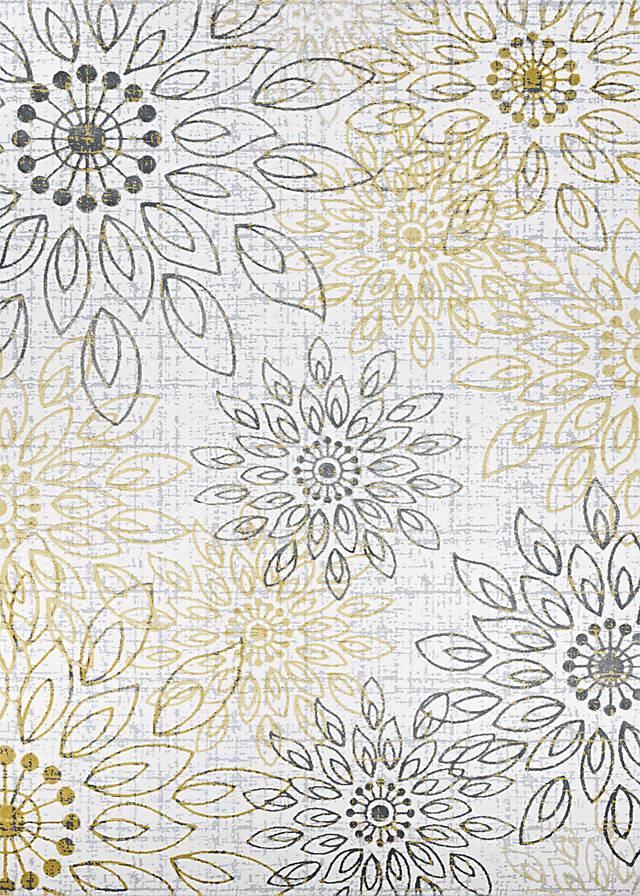Laney Isle Gold 6'6 x 9'6 Rug - Thumbnail - Image 1