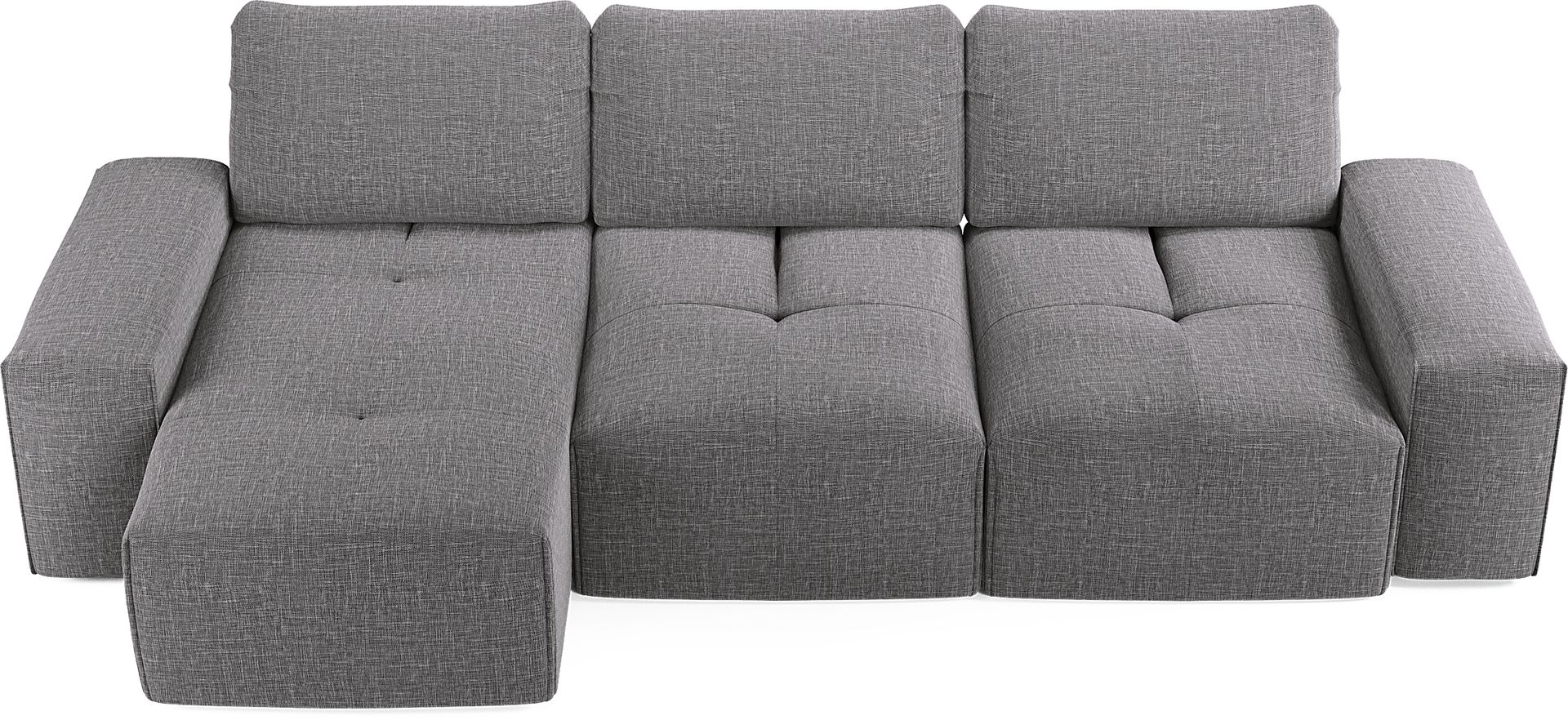 Laney Park Dark Gray 3 Pc Sectional - Image 4