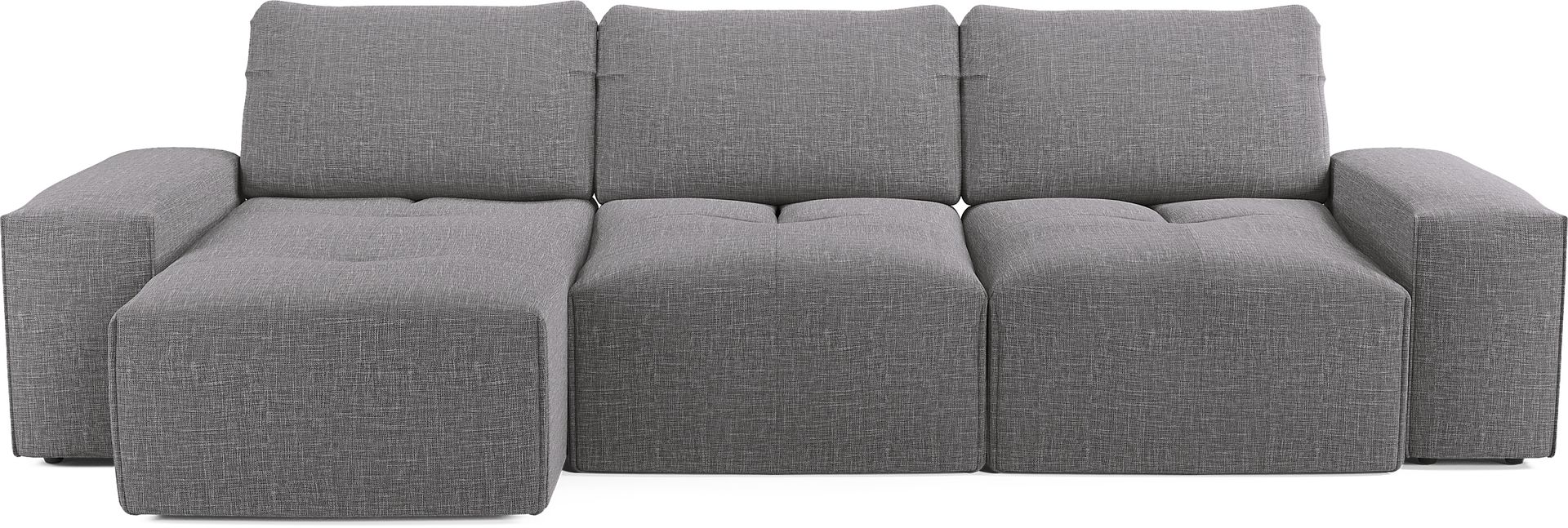 Laney Park Dark Gray 3 Pc Sectional - Image 1