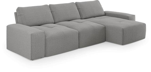 Laney Park Dark Gray 3 Pc Sectional - Thumbnail - Image 3