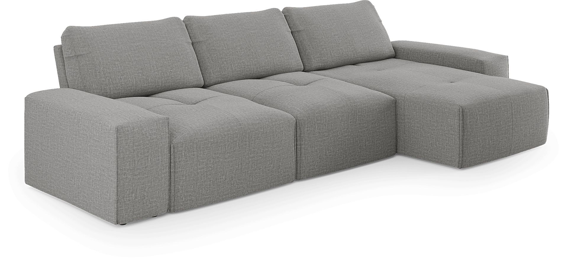 Laney Park Dark Gray 3 Pc Sectional - Image 3