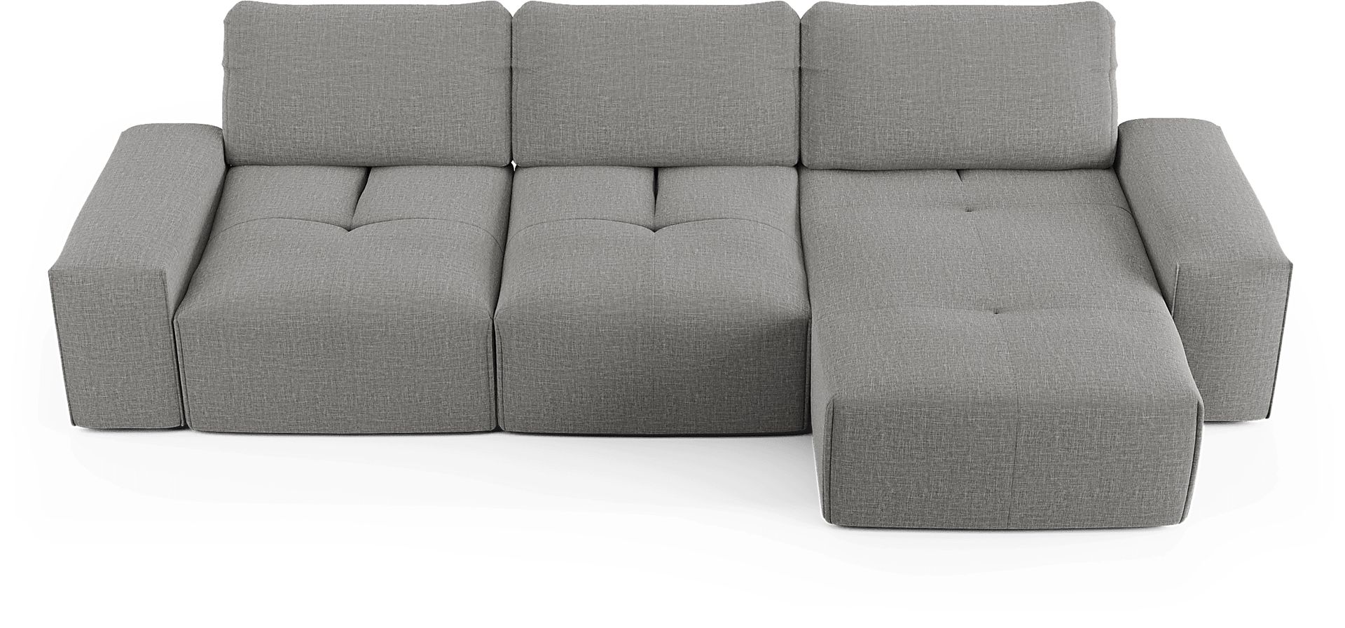 Laney Park Dark Gray 3 Pc Sectional - Image 4