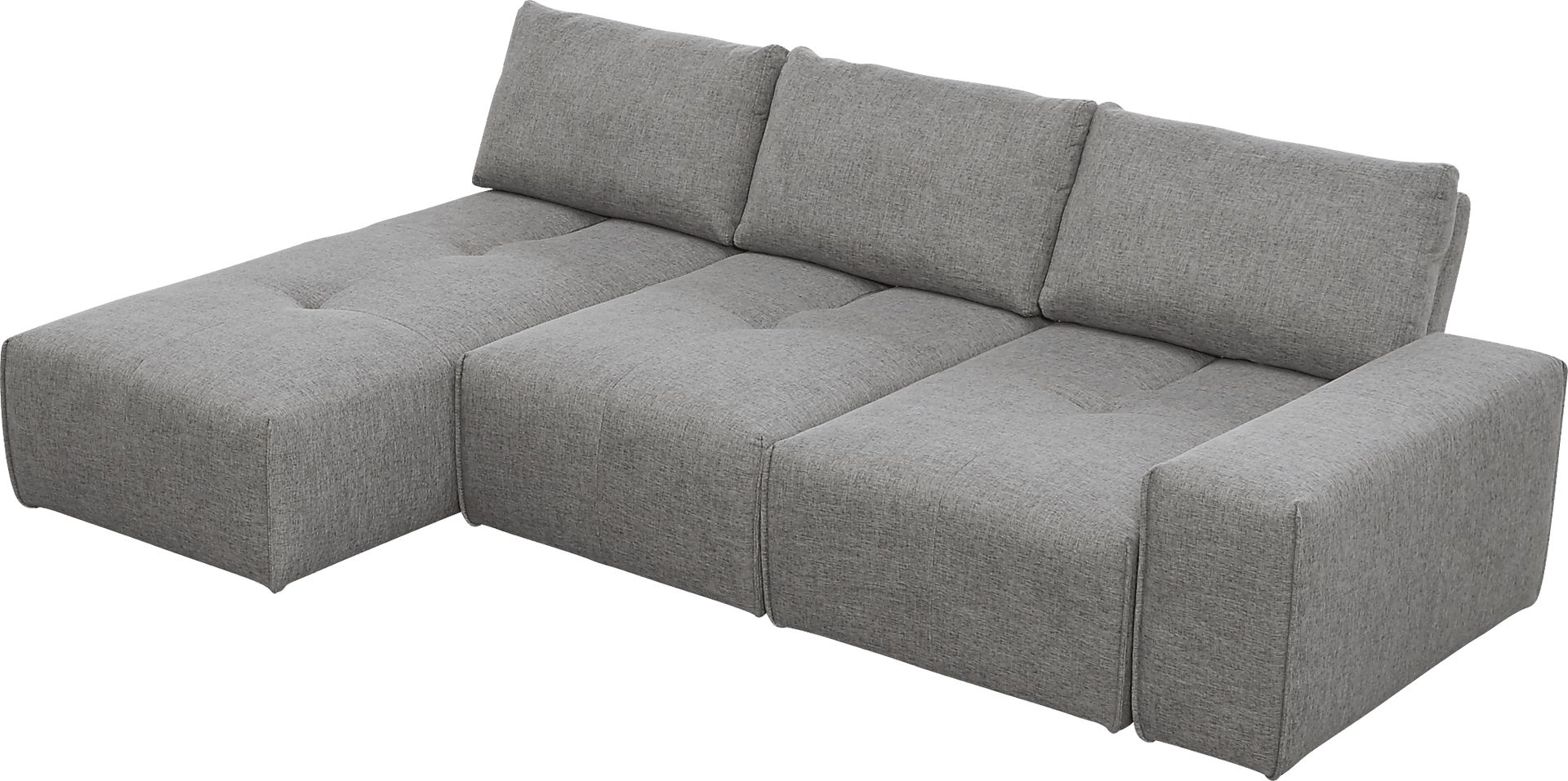 Laney Park Dark Gray 3 Pc Sectional - Image 3