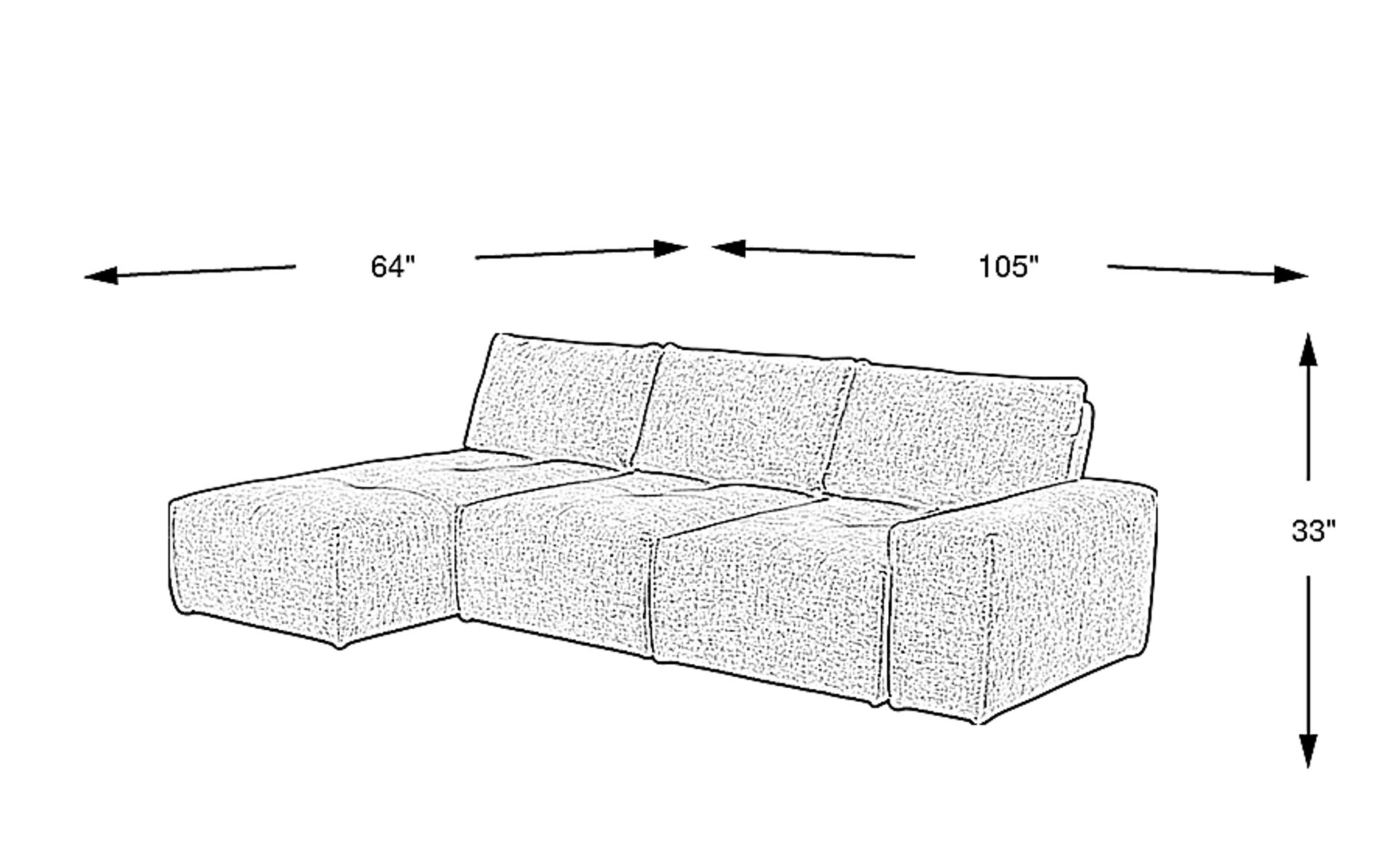 Dimension Image. Please refer to the Dimension Tab on this page for dimension details.