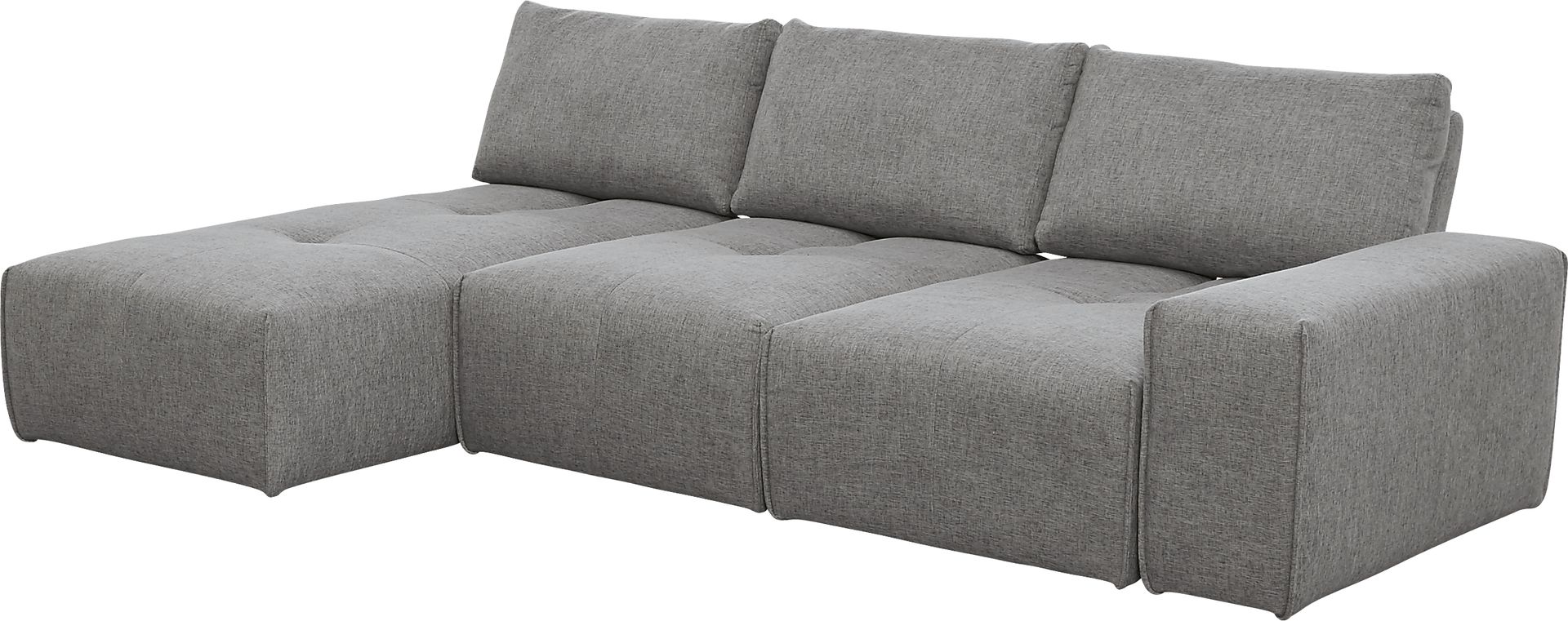 Laney Park Dark Gray 3 Pc Sectional - Image 1