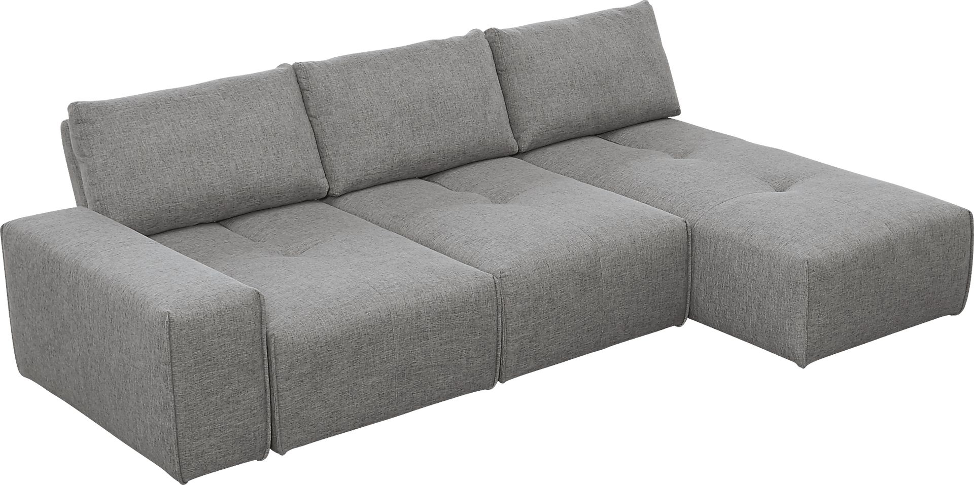 Laney Park Dark Gray 4 Pc Sectional - Image 3