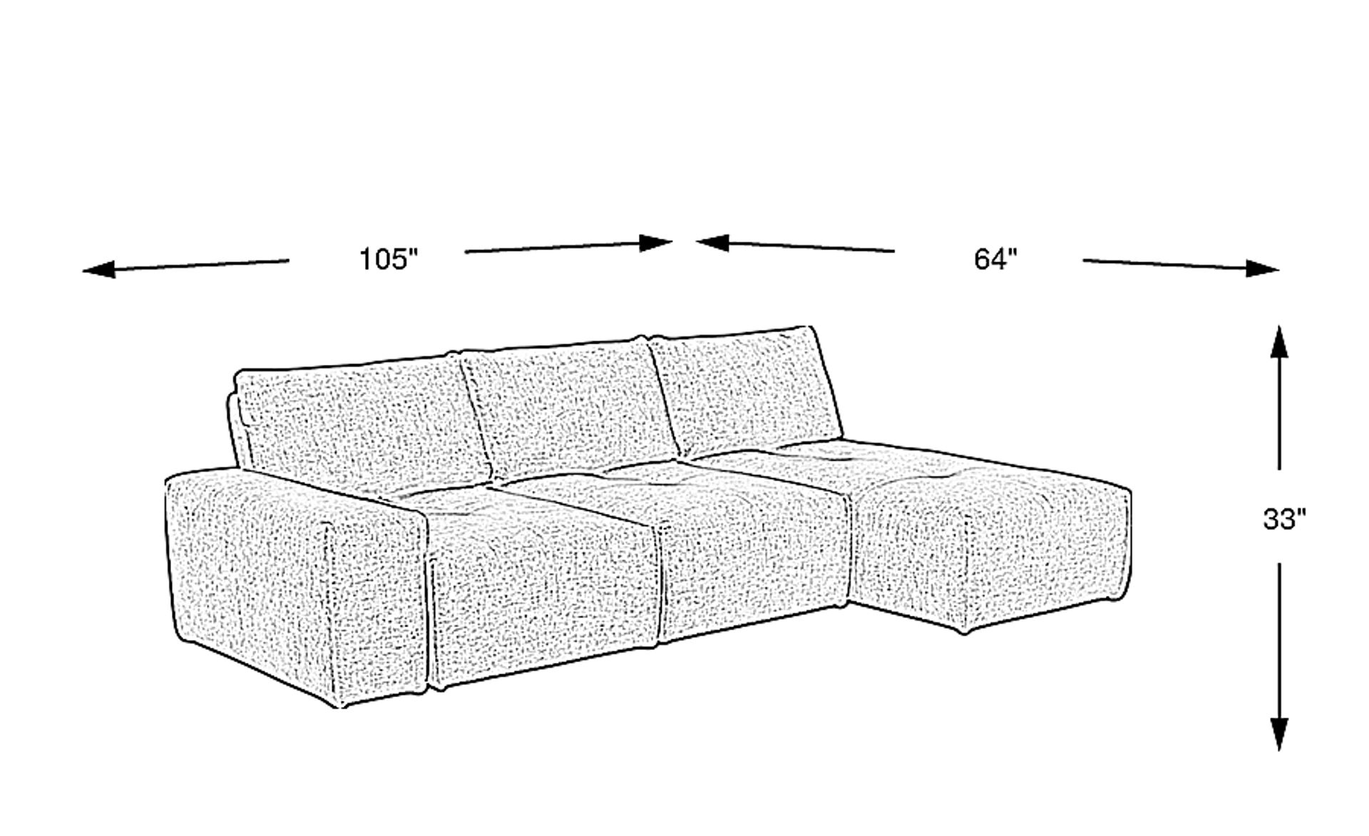 Dimension Image. Please refer to the Dimension Tab on this page for dimension details.