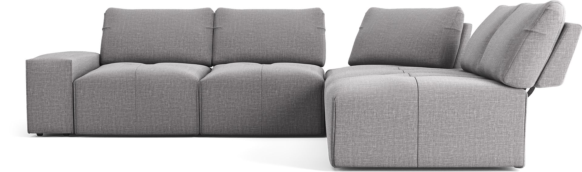 Laney Park Dark Gray 5 Pc Sectional - Image 3