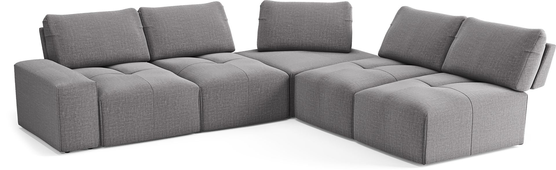 Laney Park Dark Gray 5 Pc Sectional - Image 1