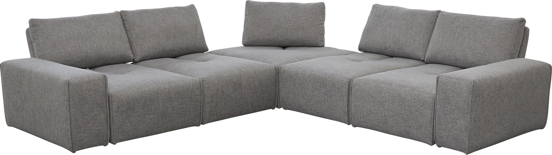 Laney park dark gray 5 pc sectional discount