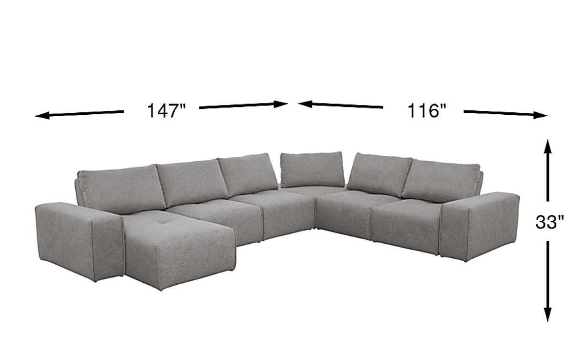 ●TonyScony & PlayasPoetry laney-park-dark-gray-6-pc-