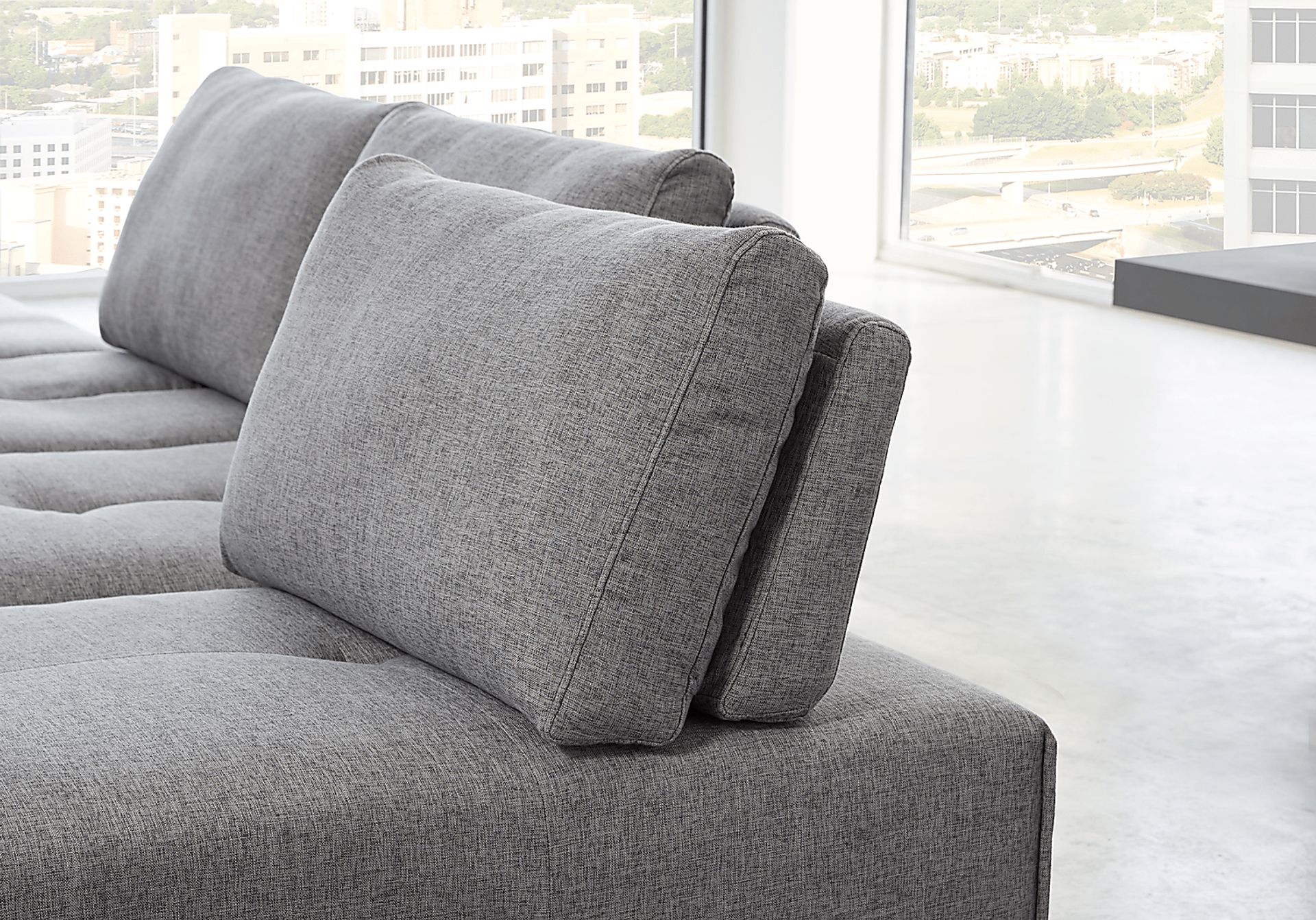 Laney Park Dark Gray 6 Pc Sectional - Image 8