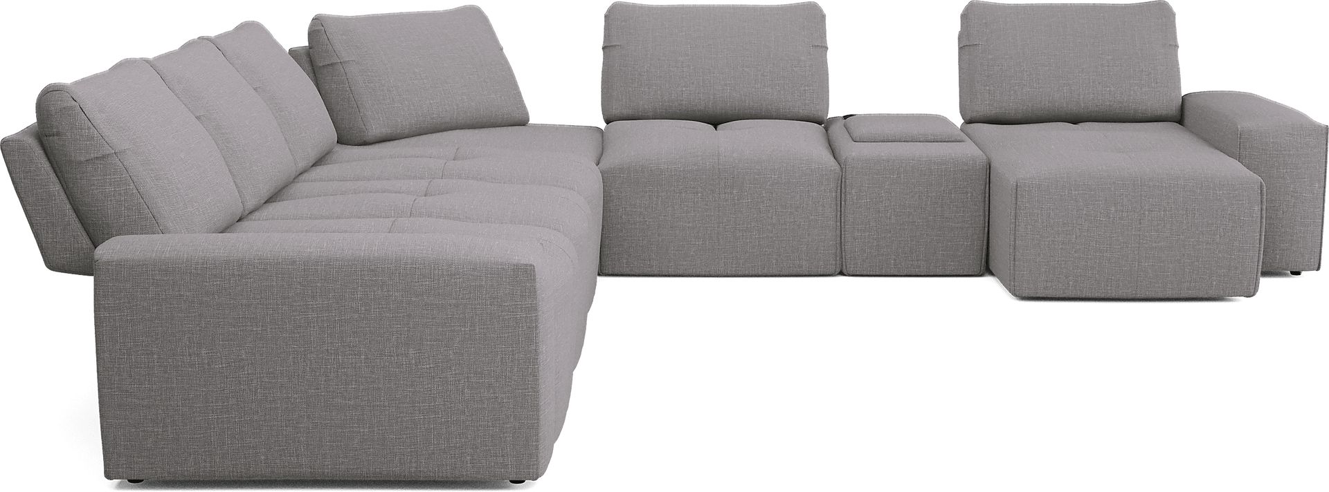 Laney Park Dark Gray 7 Pc Sectional - Image 6