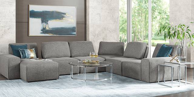 Laney Park Dark Gray 9 Pc Sectional Living Room - Thumbnail - Image 1