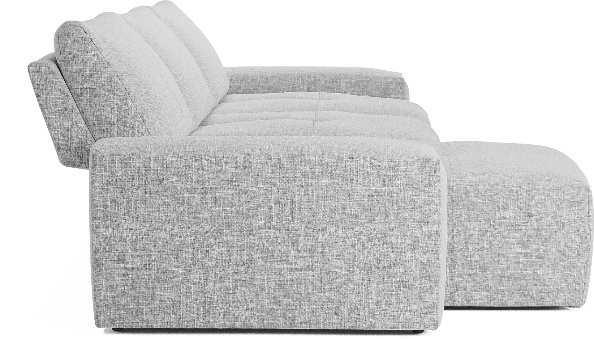 Laney Park Light Gray 3 Pc Sectional - Image 5