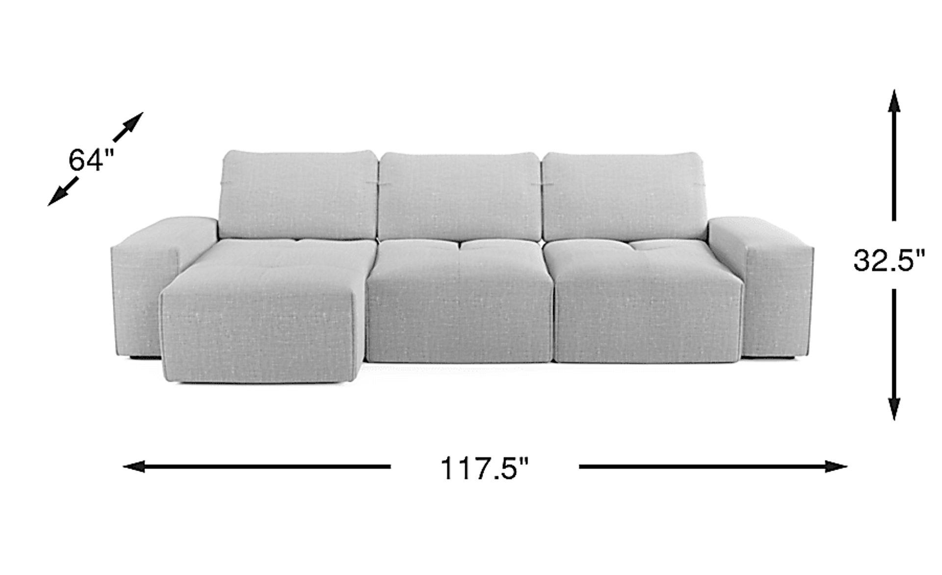 Dimension Image. Please refer to the Dimension Tab on this page for dimension details.