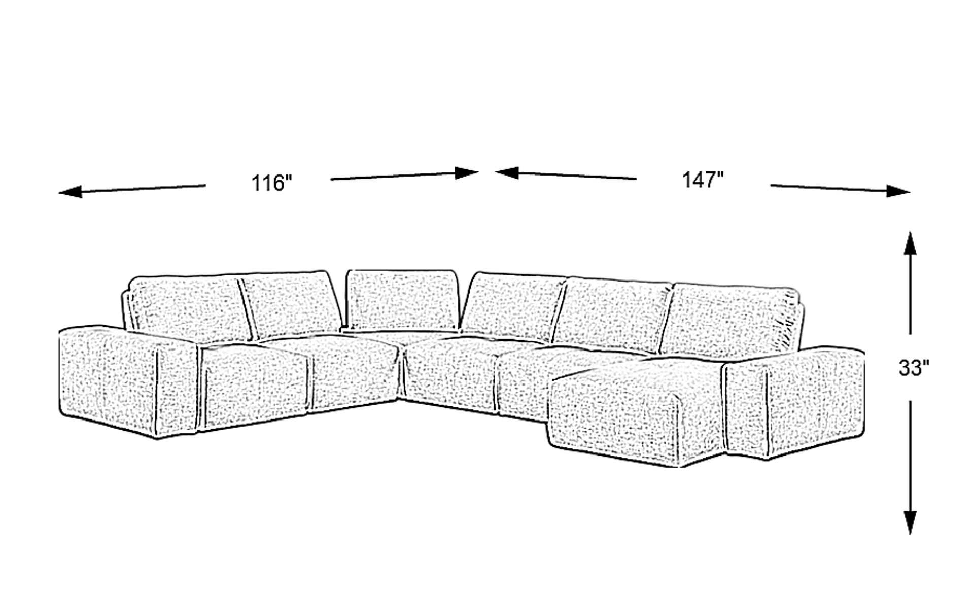 Dimension Image. Please refer to the Dimension Tab on this page for dimension details.
