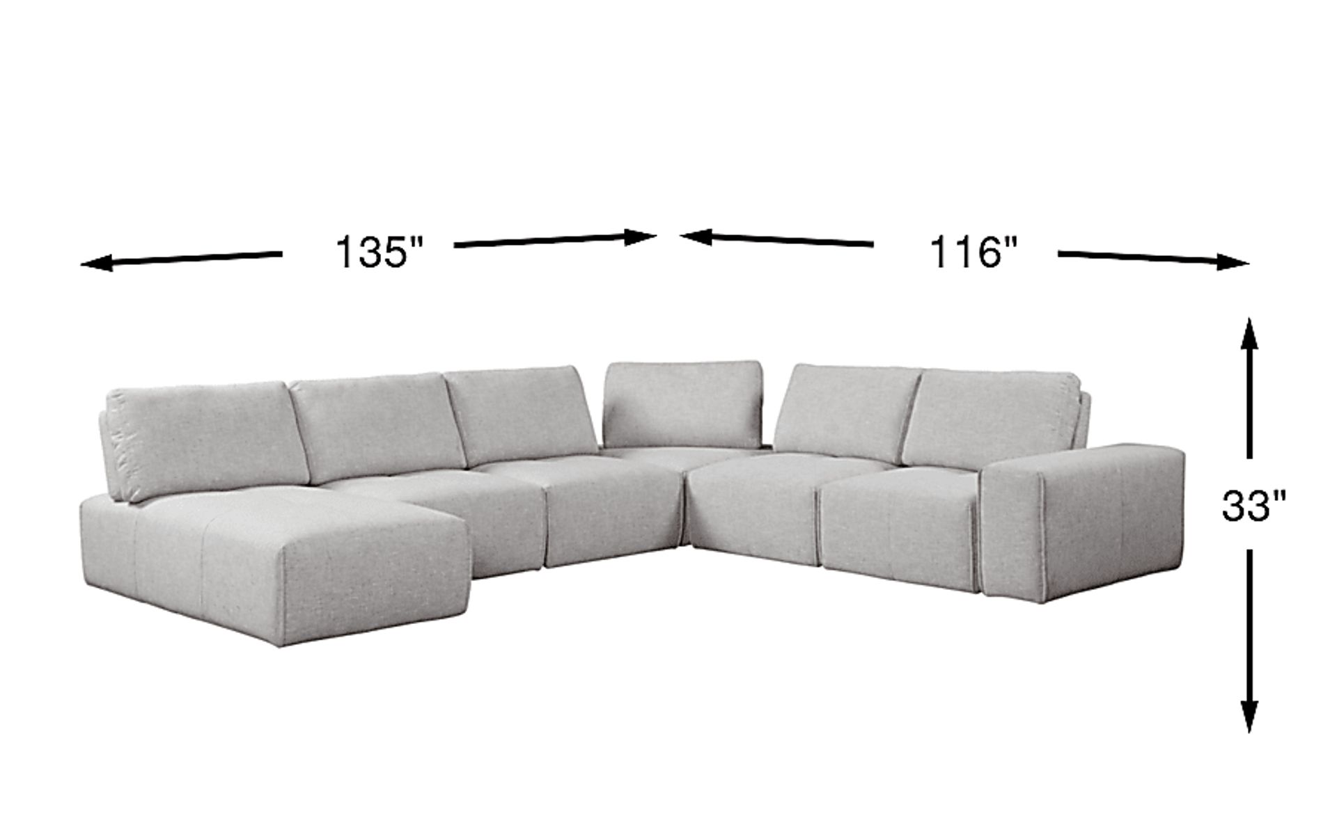 Dimension Image. Please refer to the Dimension Tab on this page for dimension details.