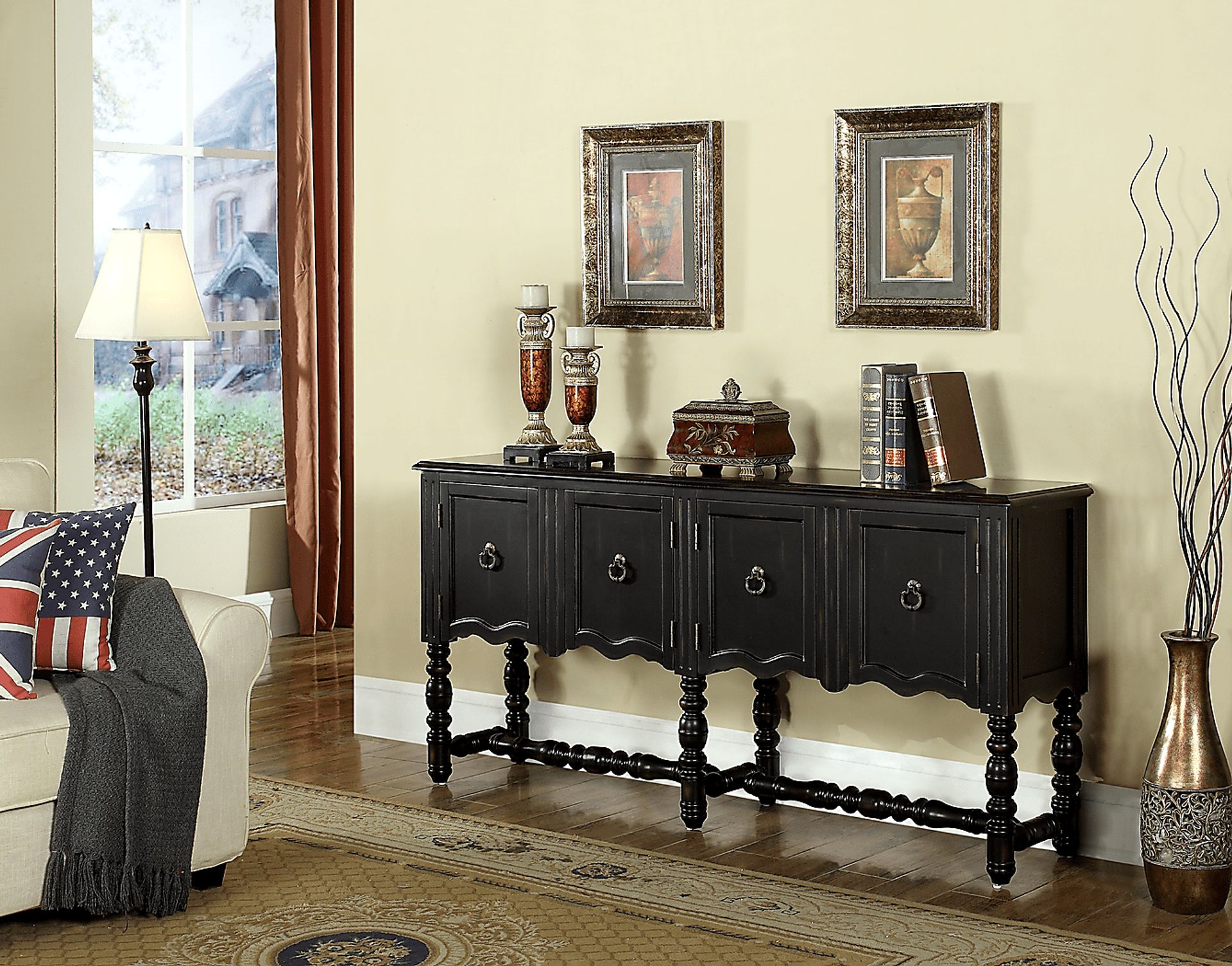 Lanez Lane Black Sideboard - Image 2