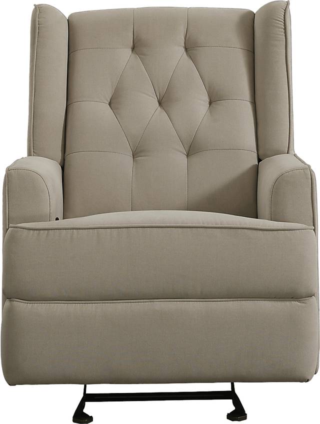 Langdale Beige Glider Recliner - Thumbnail - Image 1