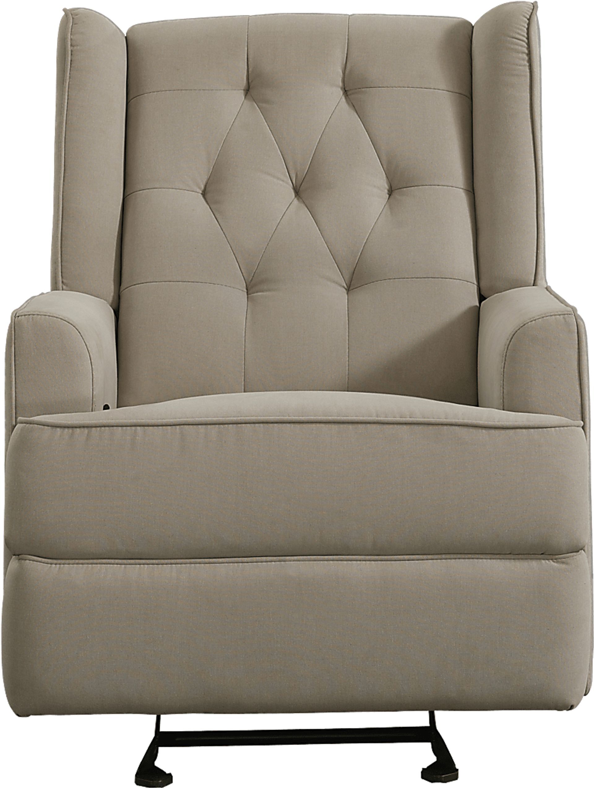 Langdale Beige Glider Recliner - Image 1