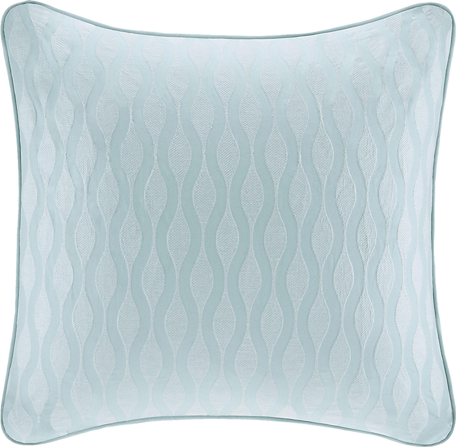 Langenburg Blue Euro Sham - Image 1