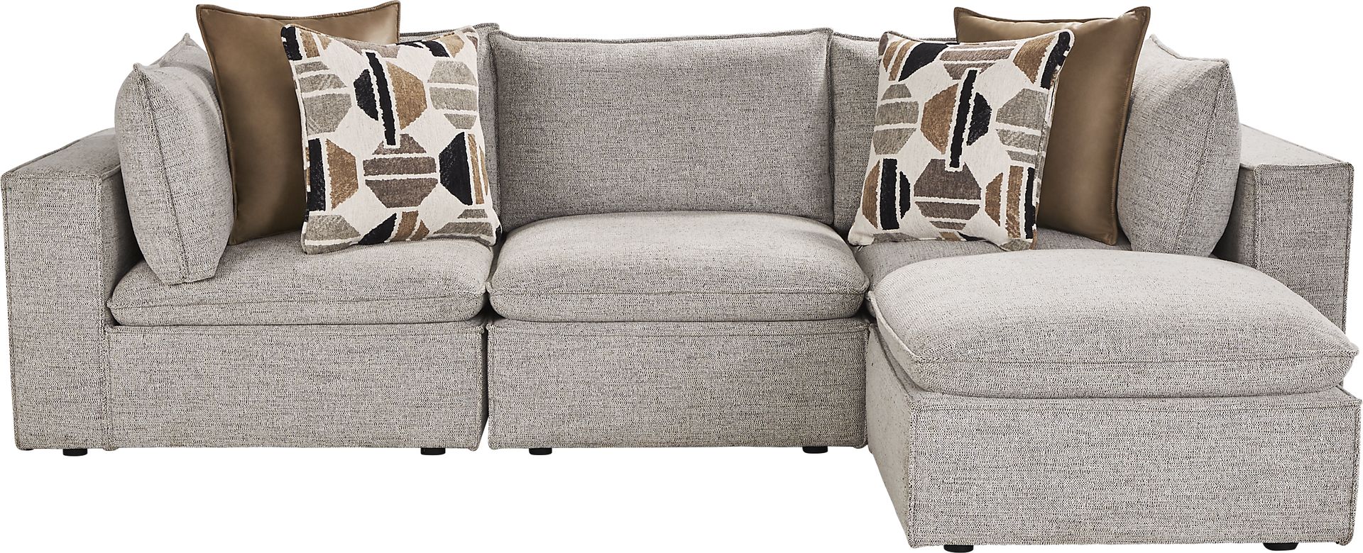 Langford Park Beige 4 Pc Sectional - Image 1