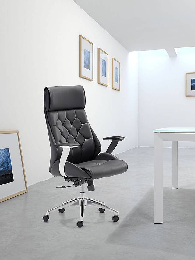 Langley Path Black Desk Chair - Thumbnail - Image 2
