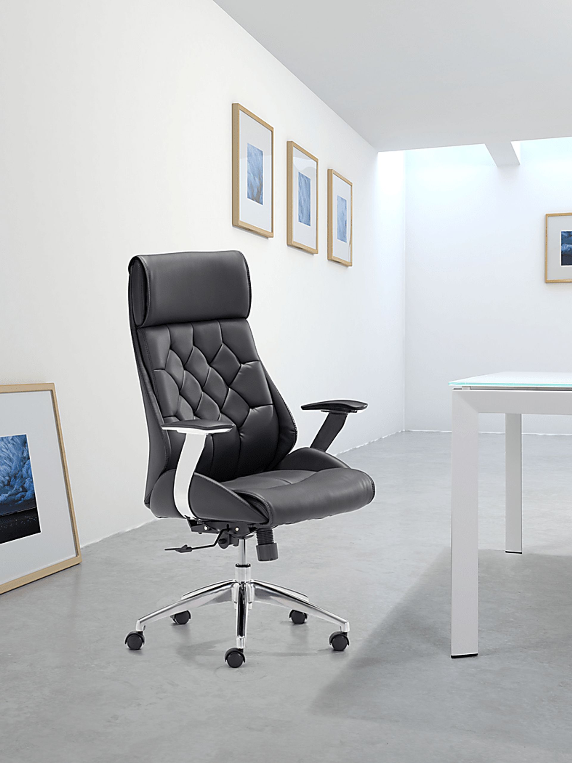 Langley Path Black Desk Chair - Image 2