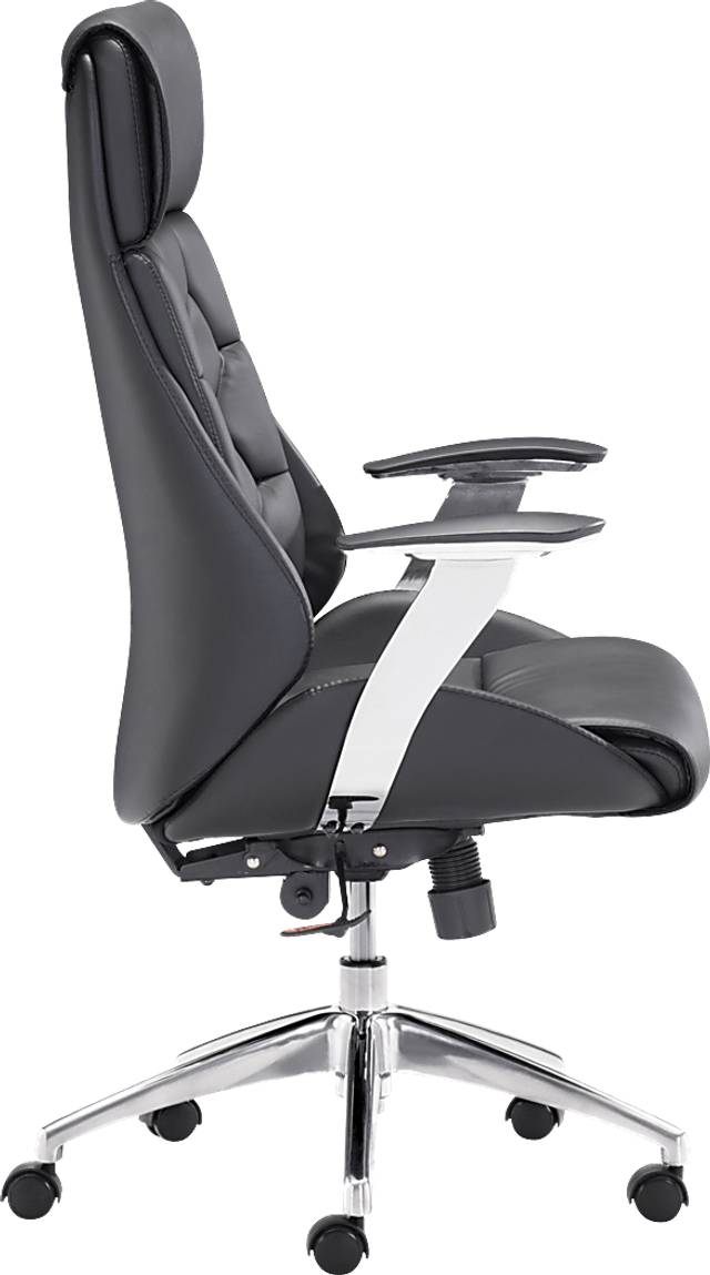 Langley Path Black Desk Chair - Thumbnail - Image 3
